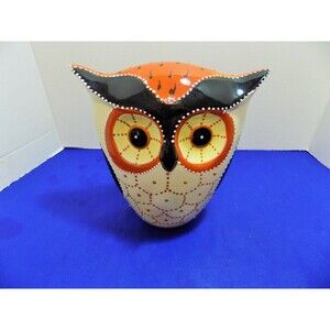 NEW Ceramic Modern Owl Figurine Statue Fall Decor